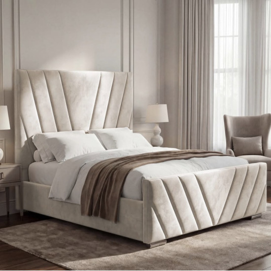 Venice Bed Frame (Plain Piped)