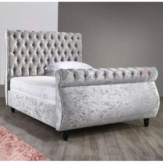 Swan Sleigh Bed Frame